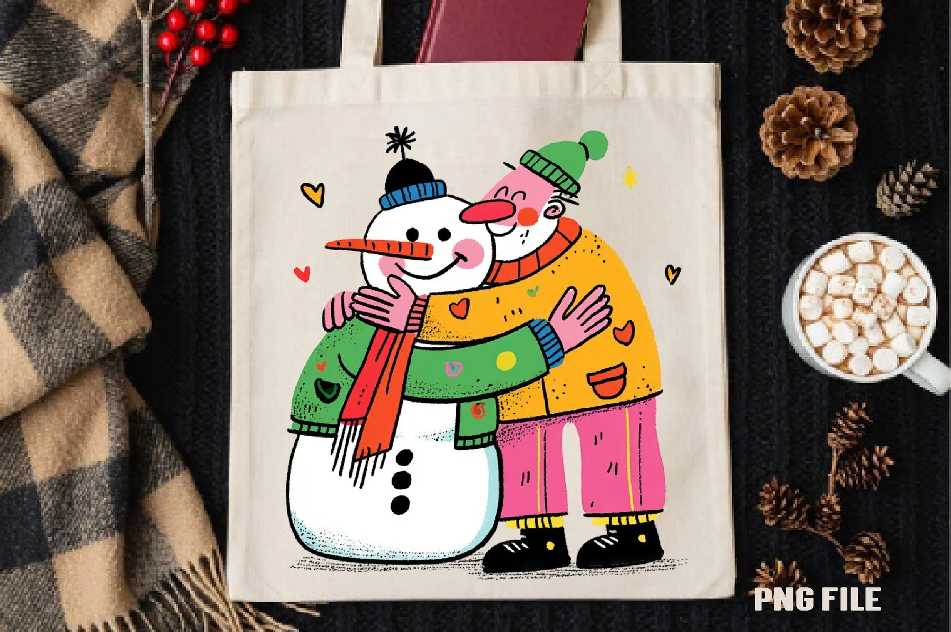 Retro Funny Christmas Santa Clipart Bundle - CraftNest - Digital Crafting and Art