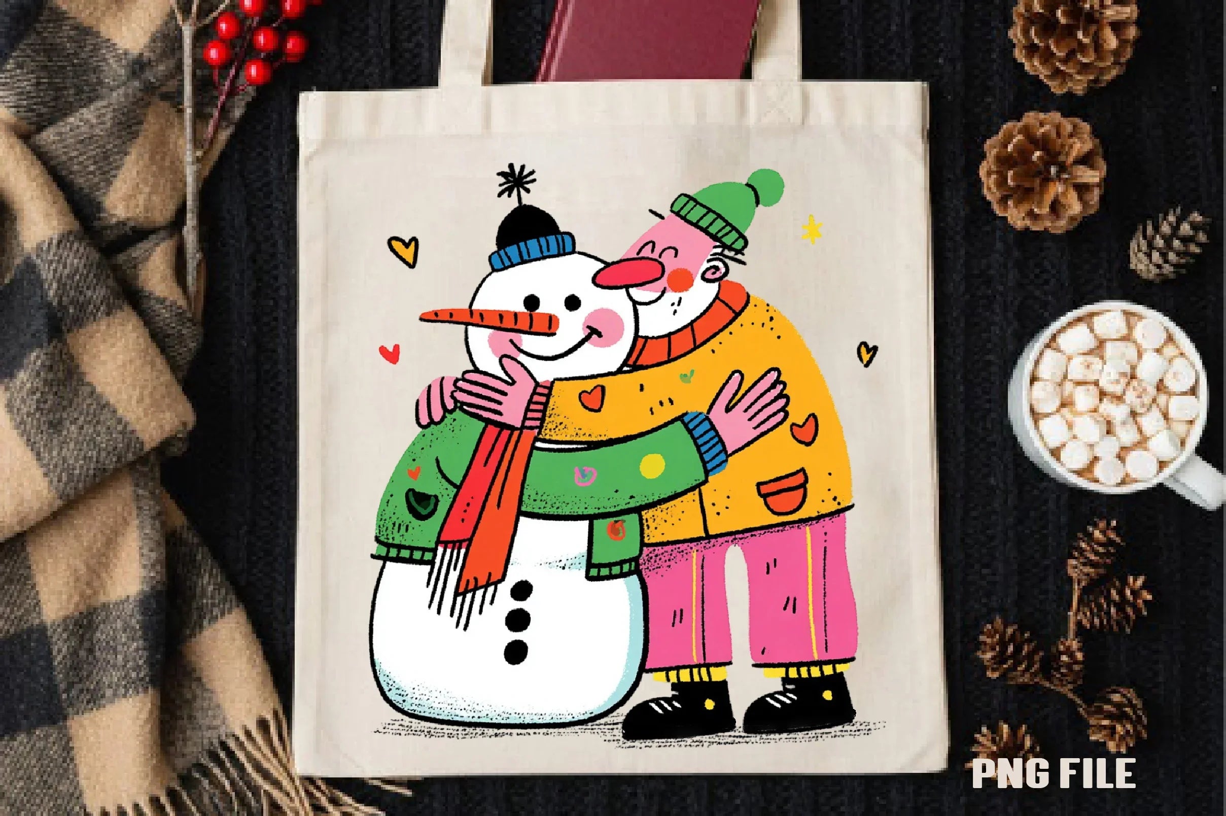 Retro Funny Christmas Santa Clipart Bundle - CraftNest - Digital Crafting and Art