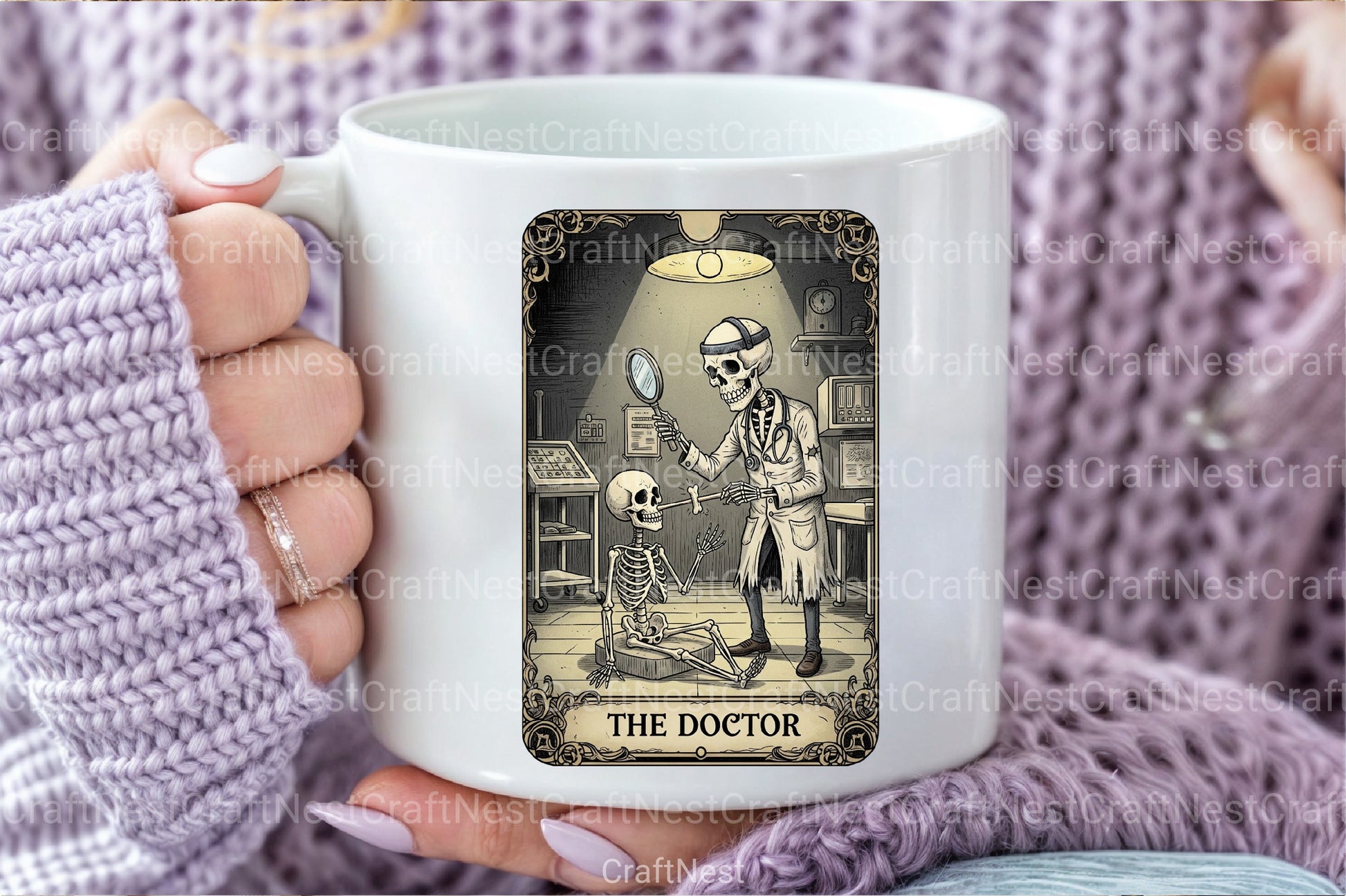 Doctor Halloween Tarot Card Clipart Bundle - CraftNest - Digital Crafting and Art