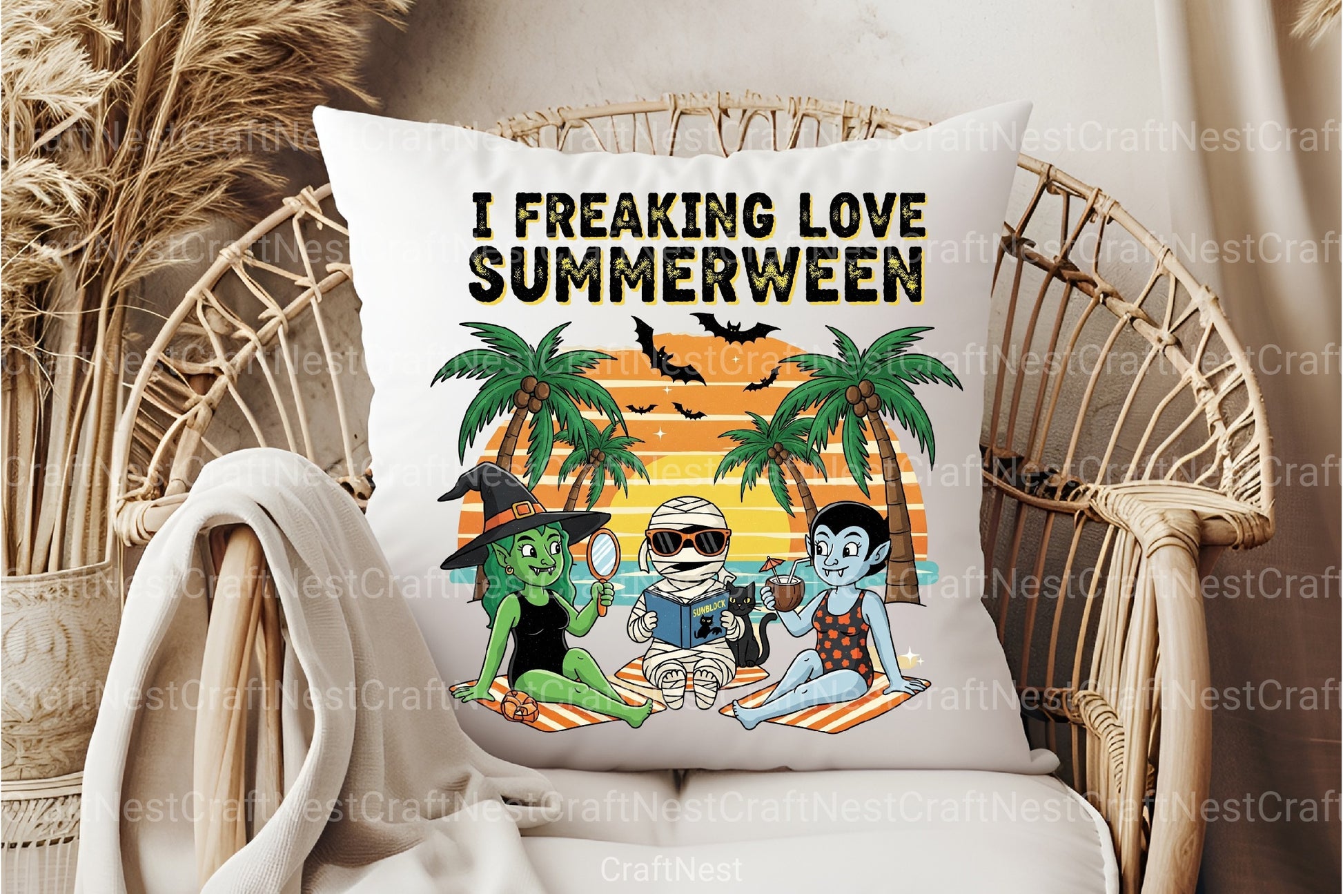 Freaking Love Summerween Clipart Bundle - CraftNest - Digital Crafting and Art