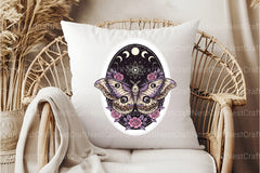 Celestial Lunar Moth Halloween Clipart Bundle - CraftNest - Digital Crafting and Art