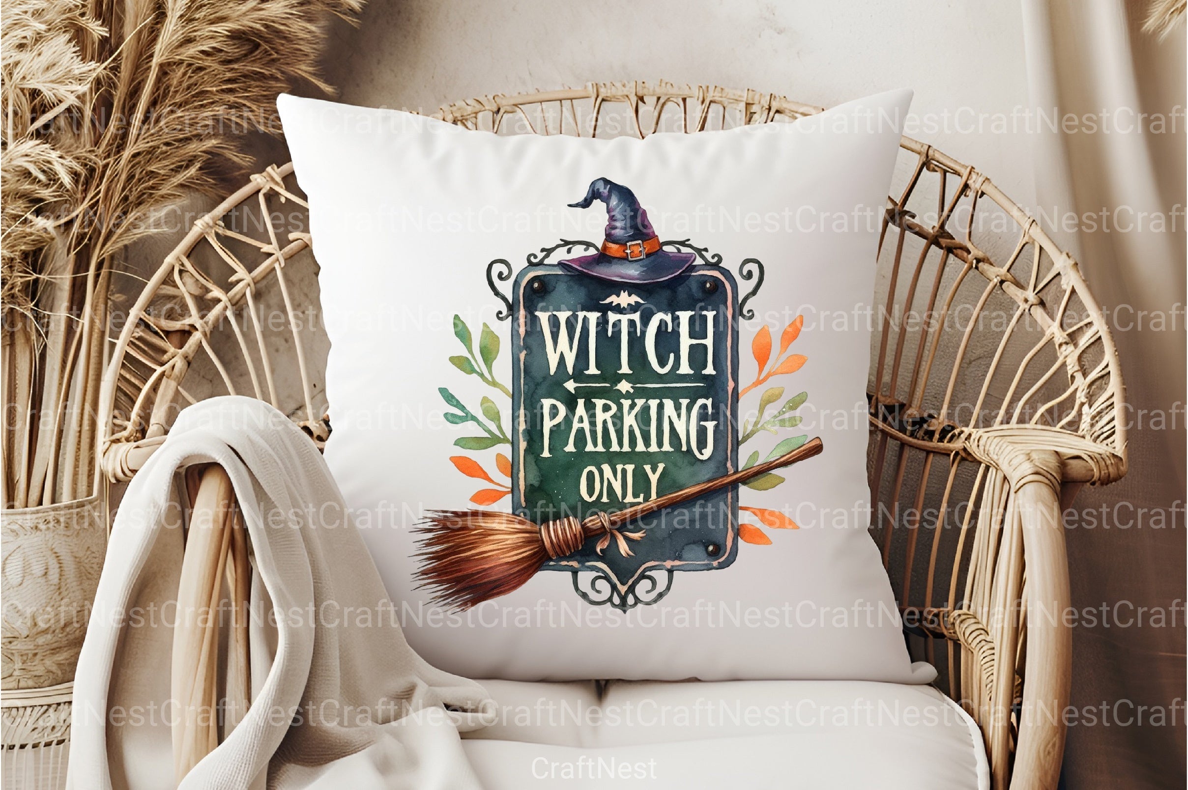 Witch Parking Only Clipart Bundle - CraftNest - Digital Crafting and Art