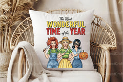 Retro Halloween Vintage Horror Girls Clipart Bundle - CraftNest - Digital Crafting and Art