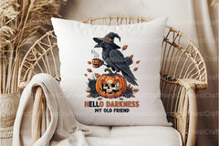 Raven Crow Coffee Halloween Clipart Bundle - CraftNest - Digital Crafting and Art