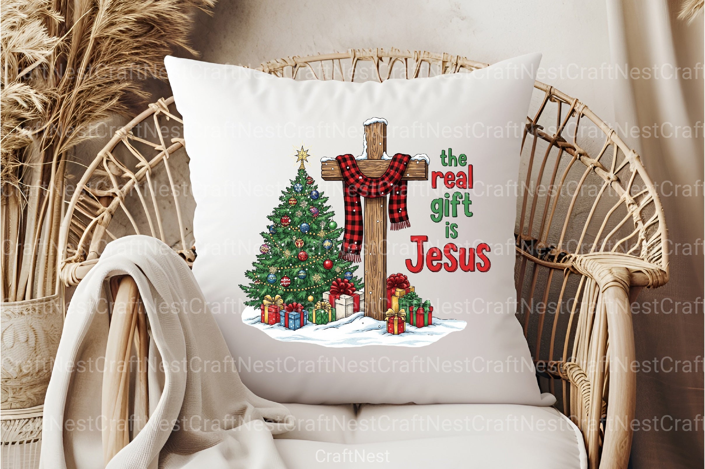 Real Gift Jesus Christmas Clipart Bundle - CraftNest - Digital Crafting and Art
