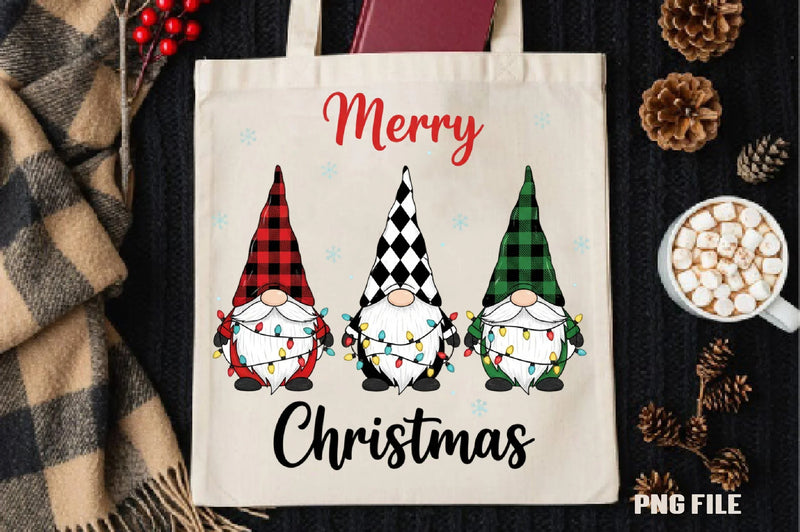 Merry Christmas Gnomes Clipart Bundle - CraftNest - Digital Crafting and Art