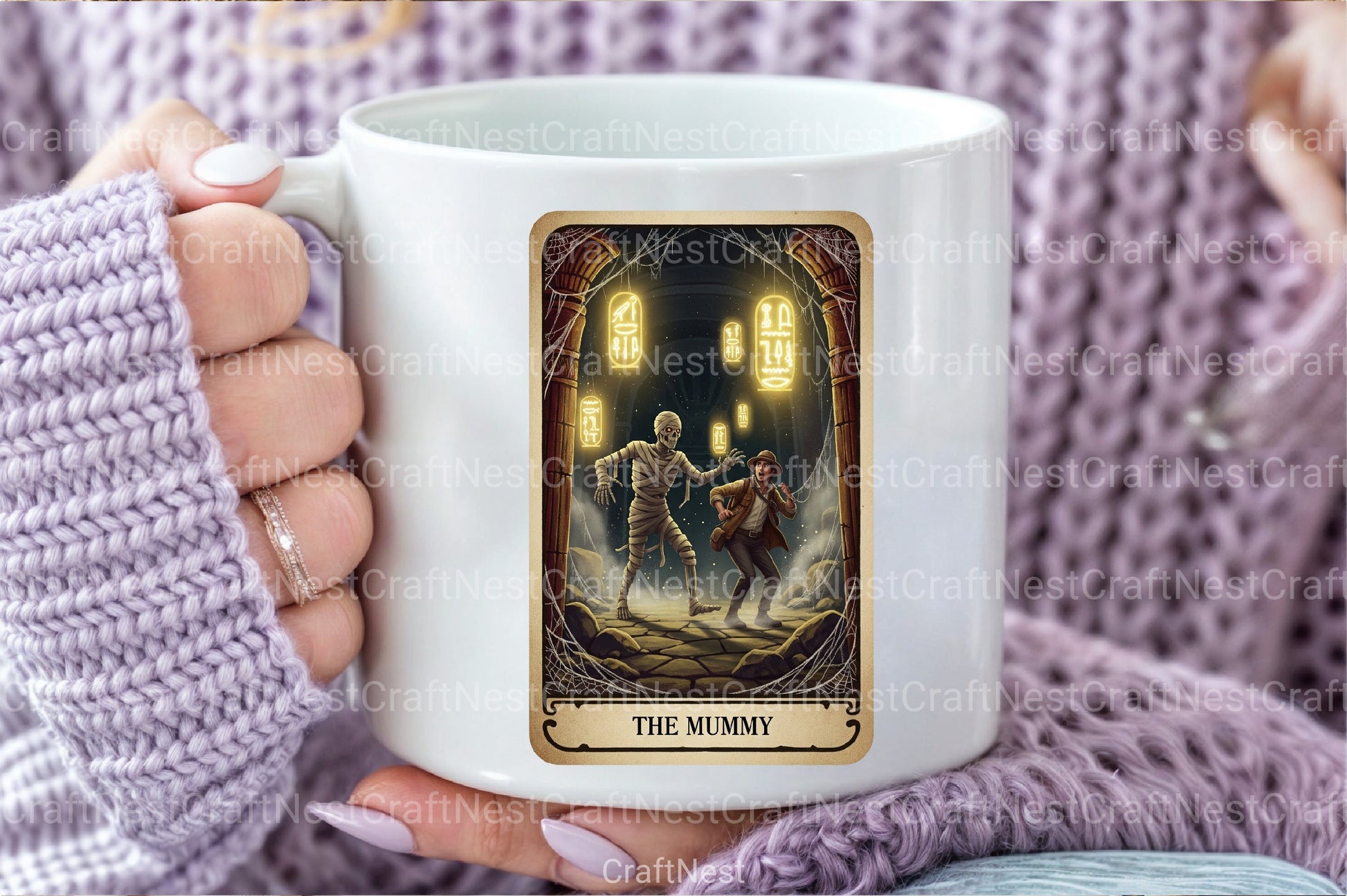 The Mummy Halloween Tarot Card Clipart Bundle - CraftNest - Digital Crafting and Art