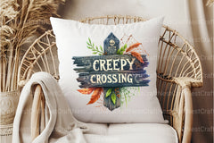 Creepy Crossing Clipart Bundle 4 - CraftNest - Digital Crafting and Art