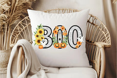 Floral Halloween Boo Clipart Bundle - CraftNest - Digital Crafting and Art