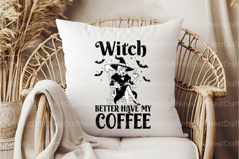 Halloween Witch Coffee Clipart Bundle - CraftNest - Digital Crafting and Art