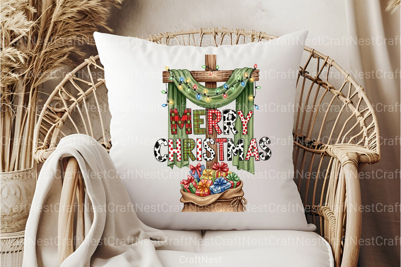 Merry Christmas Cross Clipart Bundle - CraftNest - Digital Crafting and Art