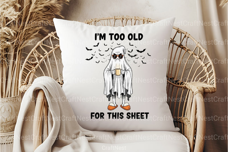 Funny Sarcastic Sheet Ghost Halloween Clipart Bundle - CraftNest - Digital Crafting and Art