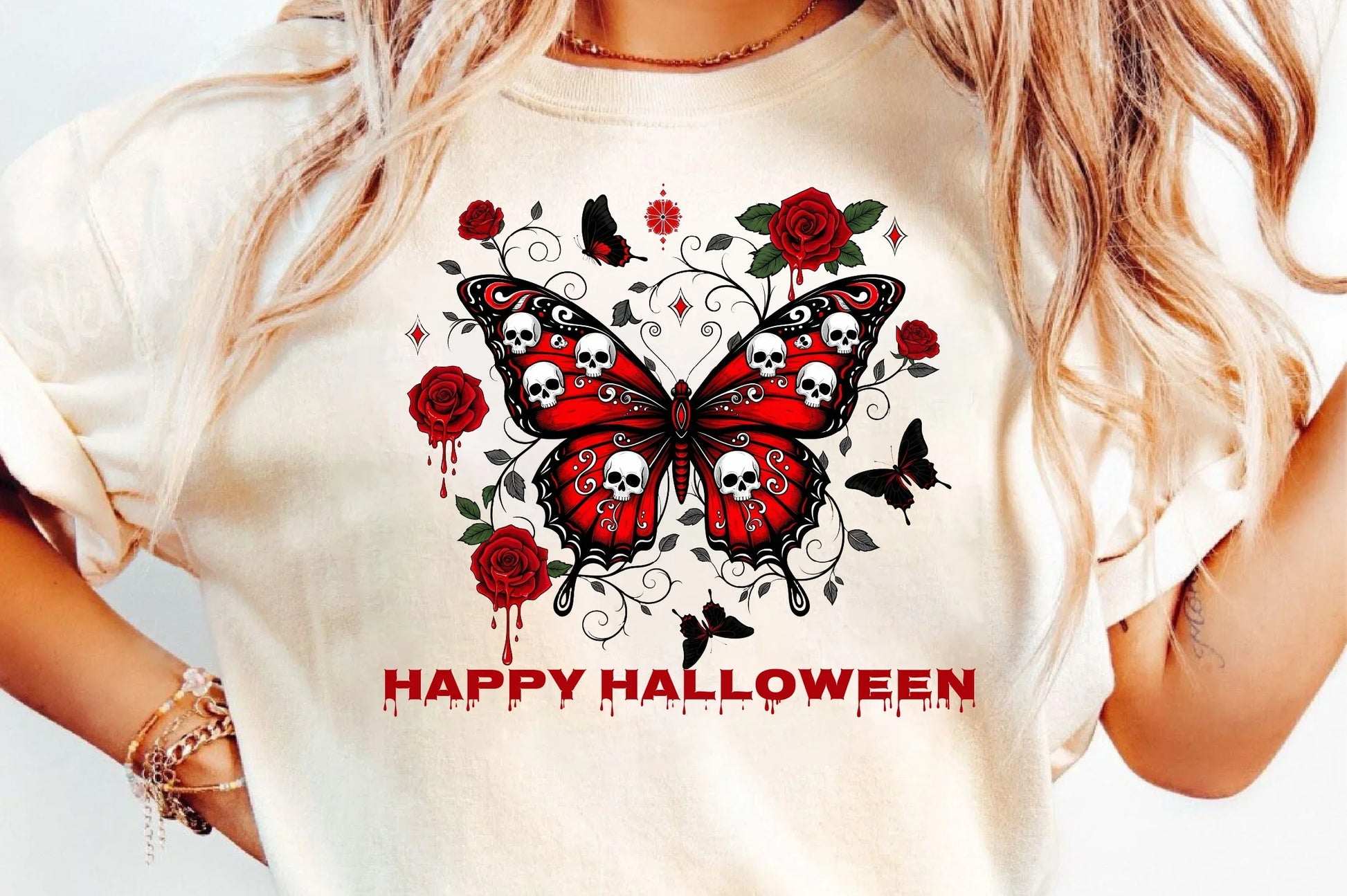 Flower Halloween Butterfly Clipart Bundle - CraftNest - Digital Crafting and Art