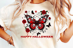 Flower Halloween Butterfly Clipart Bundle - CraftNest - Digital Crafting and Art