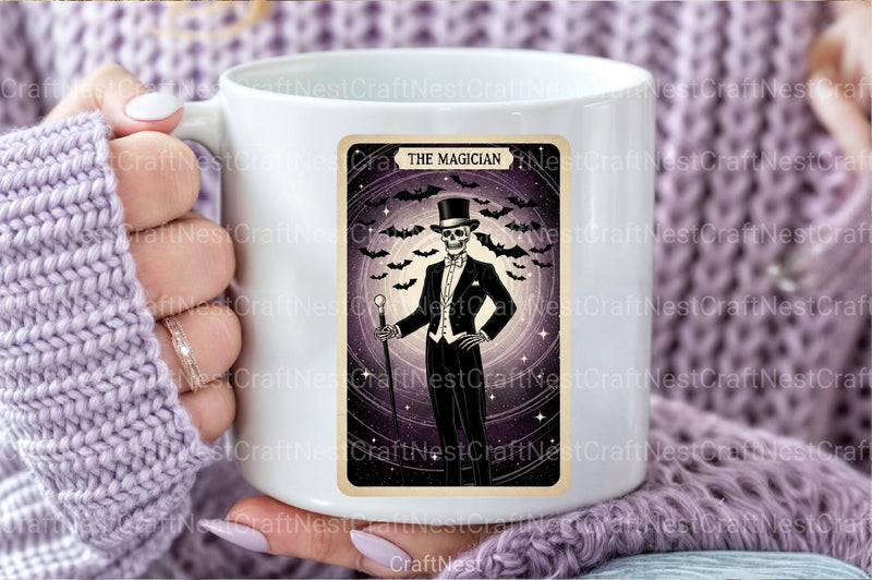 Magician Halloween Tarot Card Clipart Bundle - CraftNest - Digital Crafting and Art