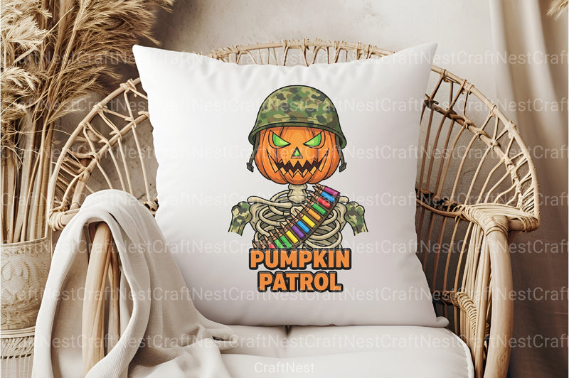 Camo Pumpkin Halloween Clipart Bundle 157 - CraftNest - Digital Crafting and Art