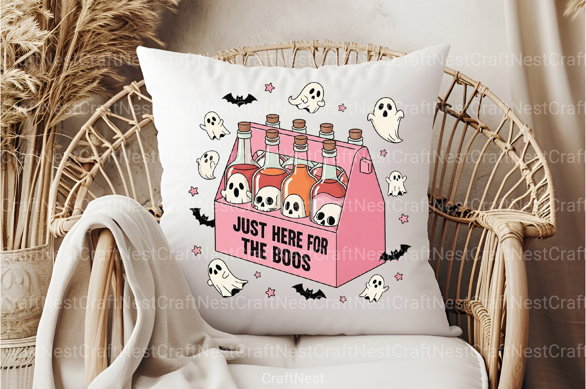 Pink Halloween Clipart Bundle 13 - CraftNest - Digital Crafting and Art