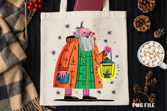 Retro Funny Christmas Santa Clipart Bundle - CraftNest - Digital Crafting and Art