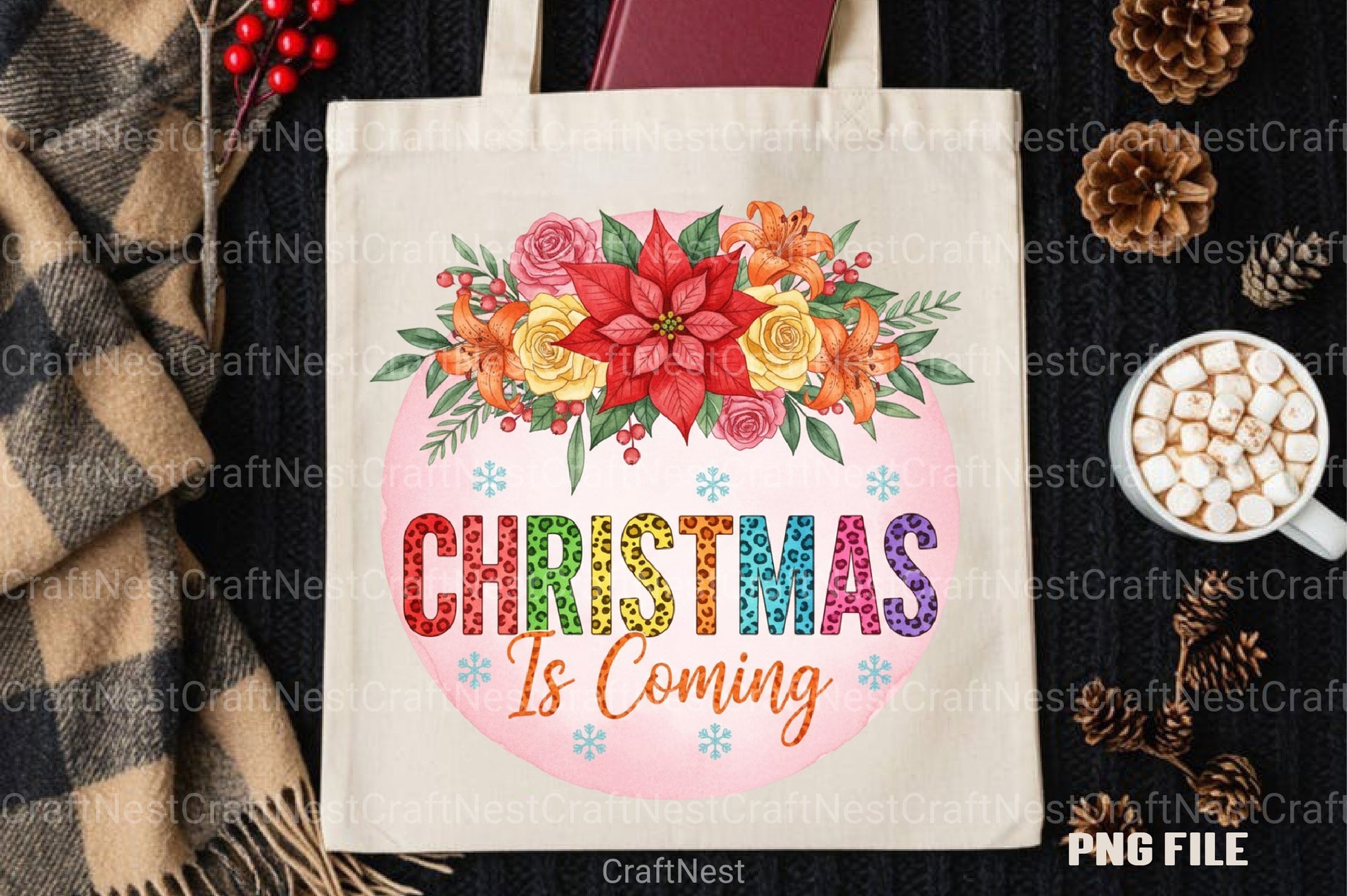 Christmas Clipart Bundle: Festive Holiday Designs 33 - CraftNest - Digital Crafting and Art