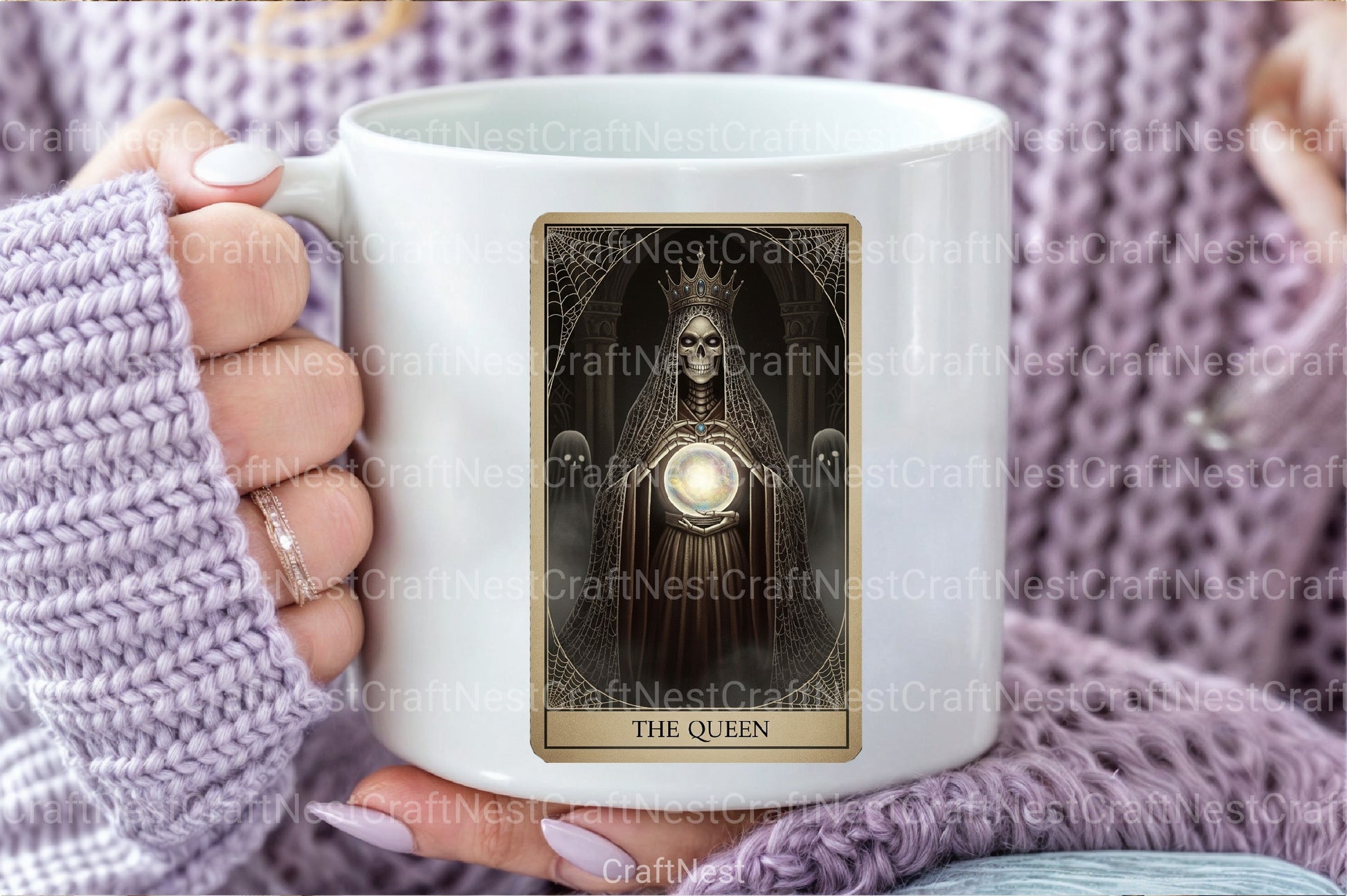 Queen Halloween Tarot Card Clipart Bundle - CraftNest - Digital Crafting and Art