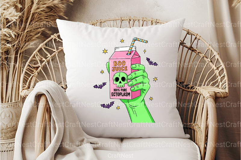 Boo Juice Halloween Funny Ghost Clipart Bundle - CraftNest - Digital Crafting and Art