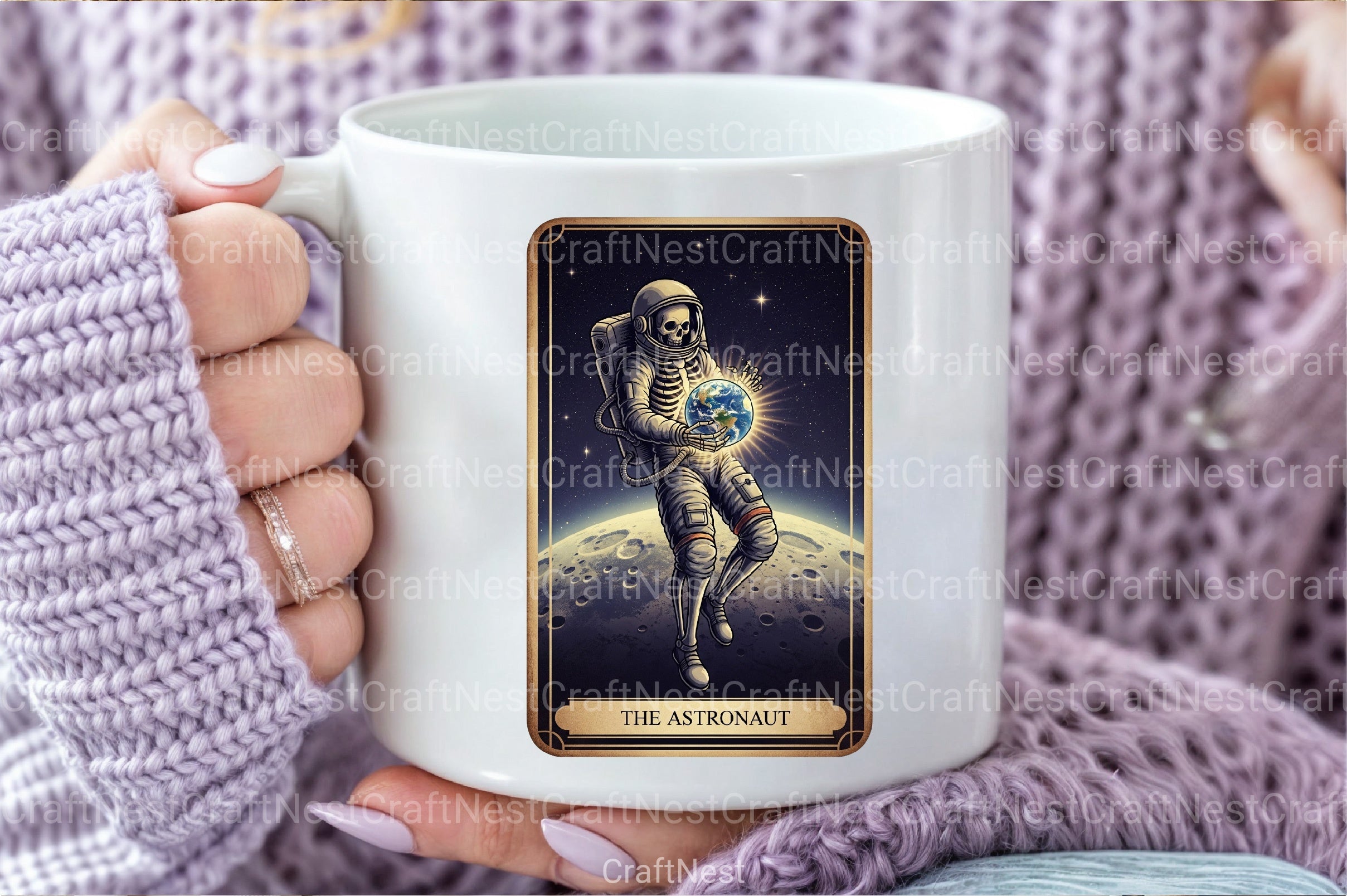 Astronaut Halloween Tarot Card Clipart Bundle - CraftNest - Digital Crafting and Art