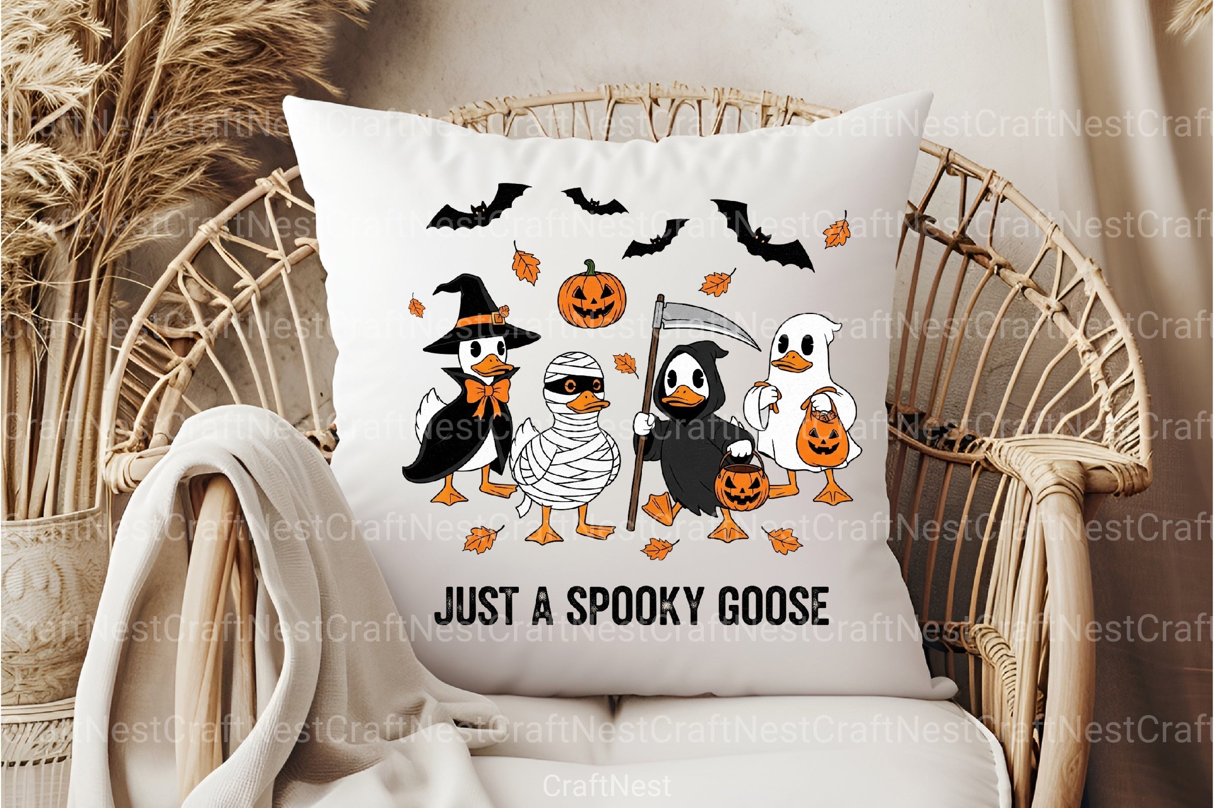 Funny Boney Goose Skeleton Clipart Bundle - CraftNest - Digital Crafting and Art