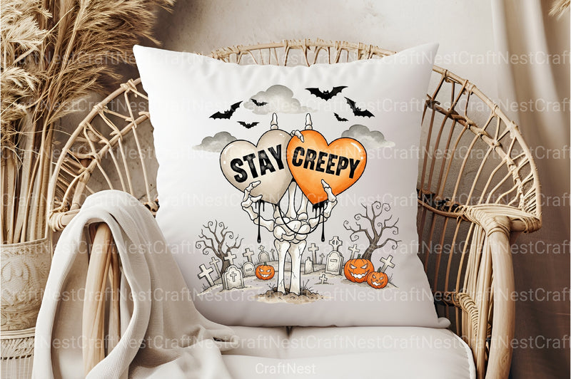 Stay Creepy Halloween Clipart Bundle - CraftNest - Digital Crafting and Art