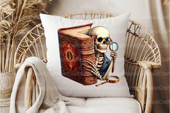 Funny Skeleton Peeking Clipart Bundle 3 - CraftNest - Digital Crafting and Art