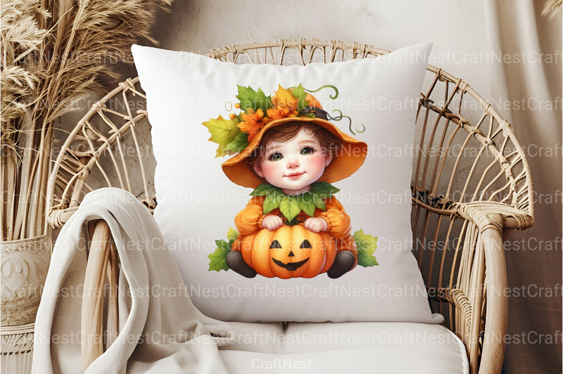 Halloween Baby Clipart Bundle - CraftNest - Digital Crafting and Art