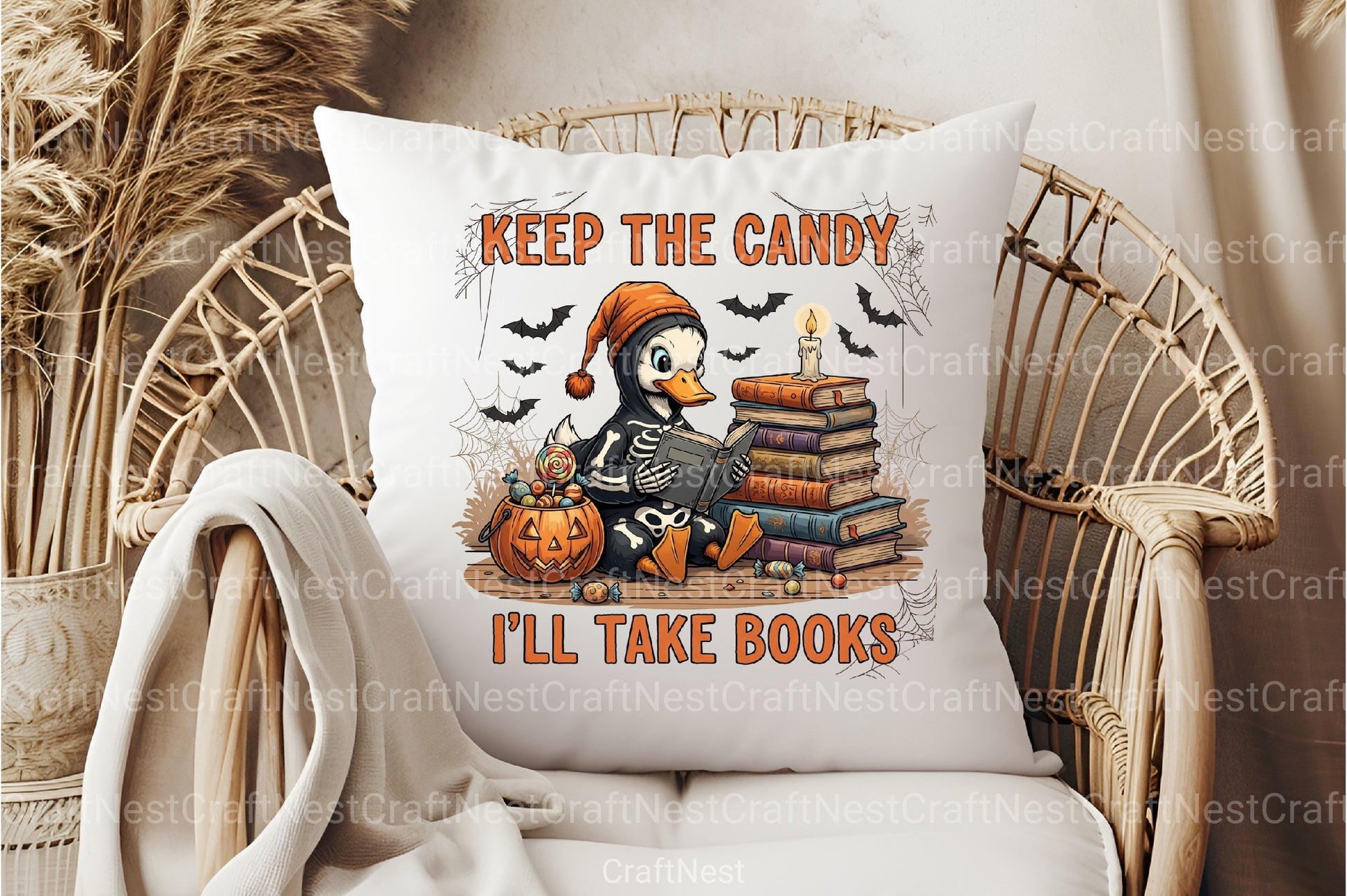 Halloween Clipart Bundle: Books Over Candy - CraftNest - Digital Crafting and Art