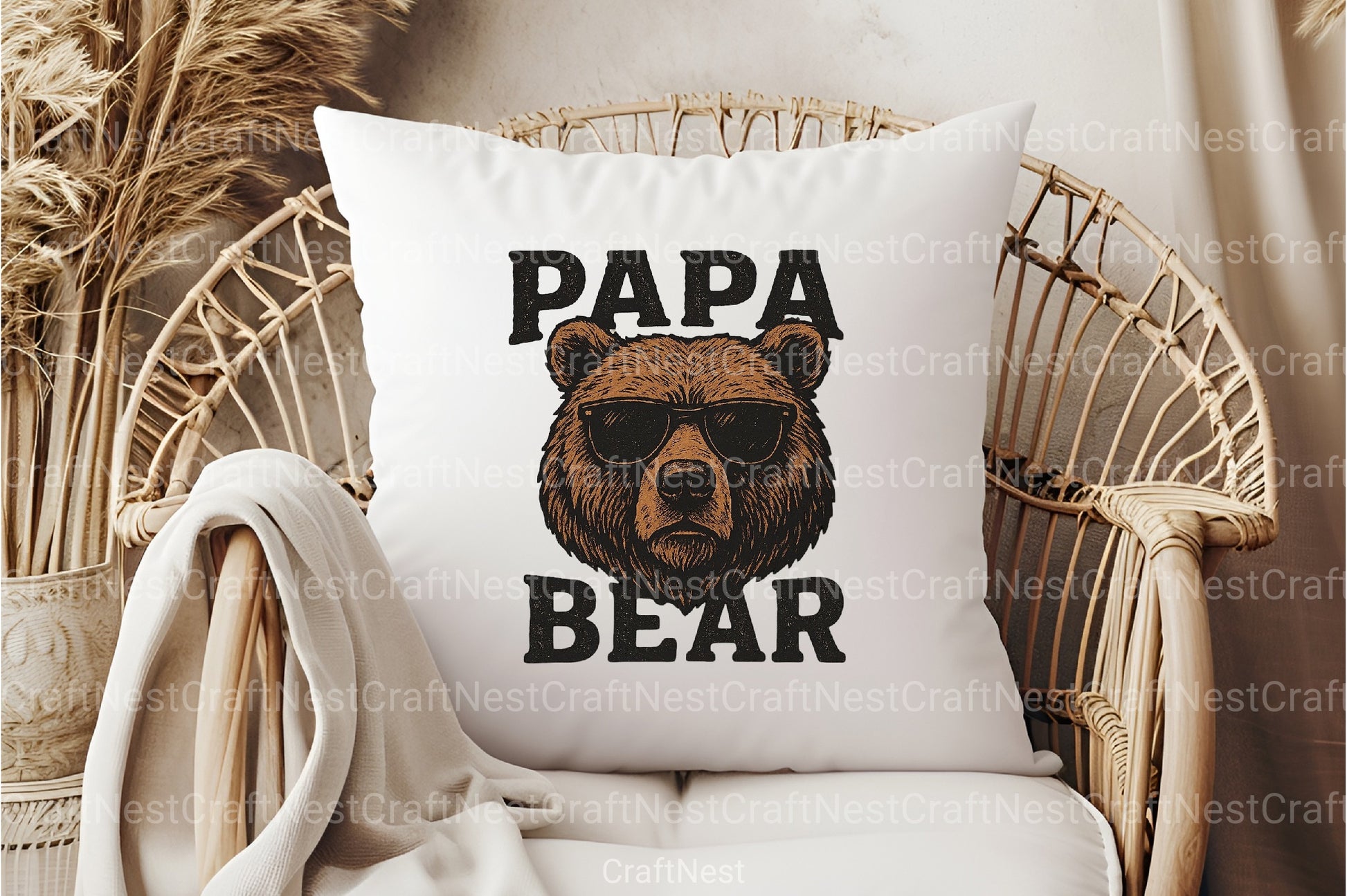 Papa Bear Clipart Bundle - CraftNest - Digital Crafting and Art