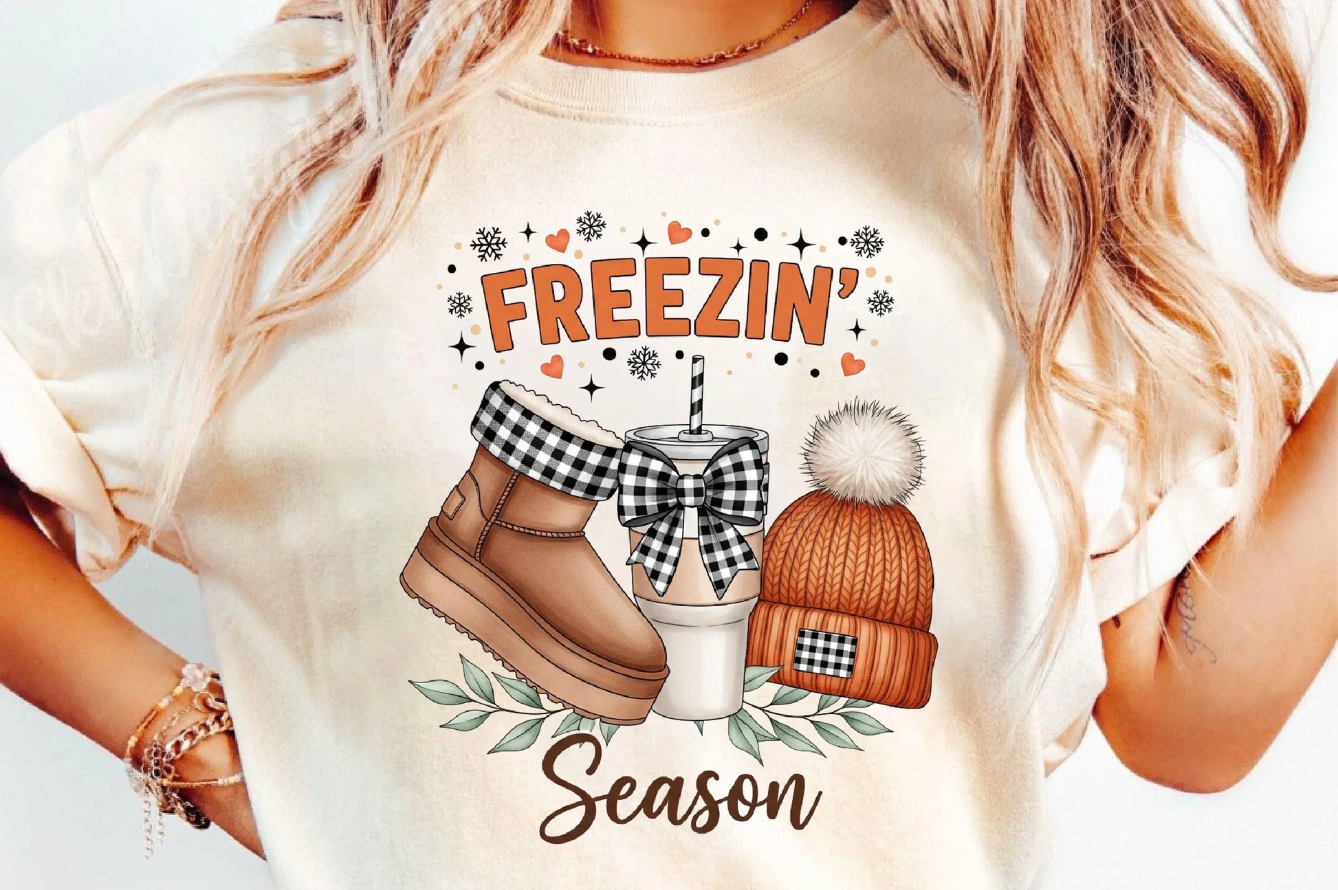 Freezin Season Crewneck Clipart Bundle - CraftNest - Digital Crafting and Art