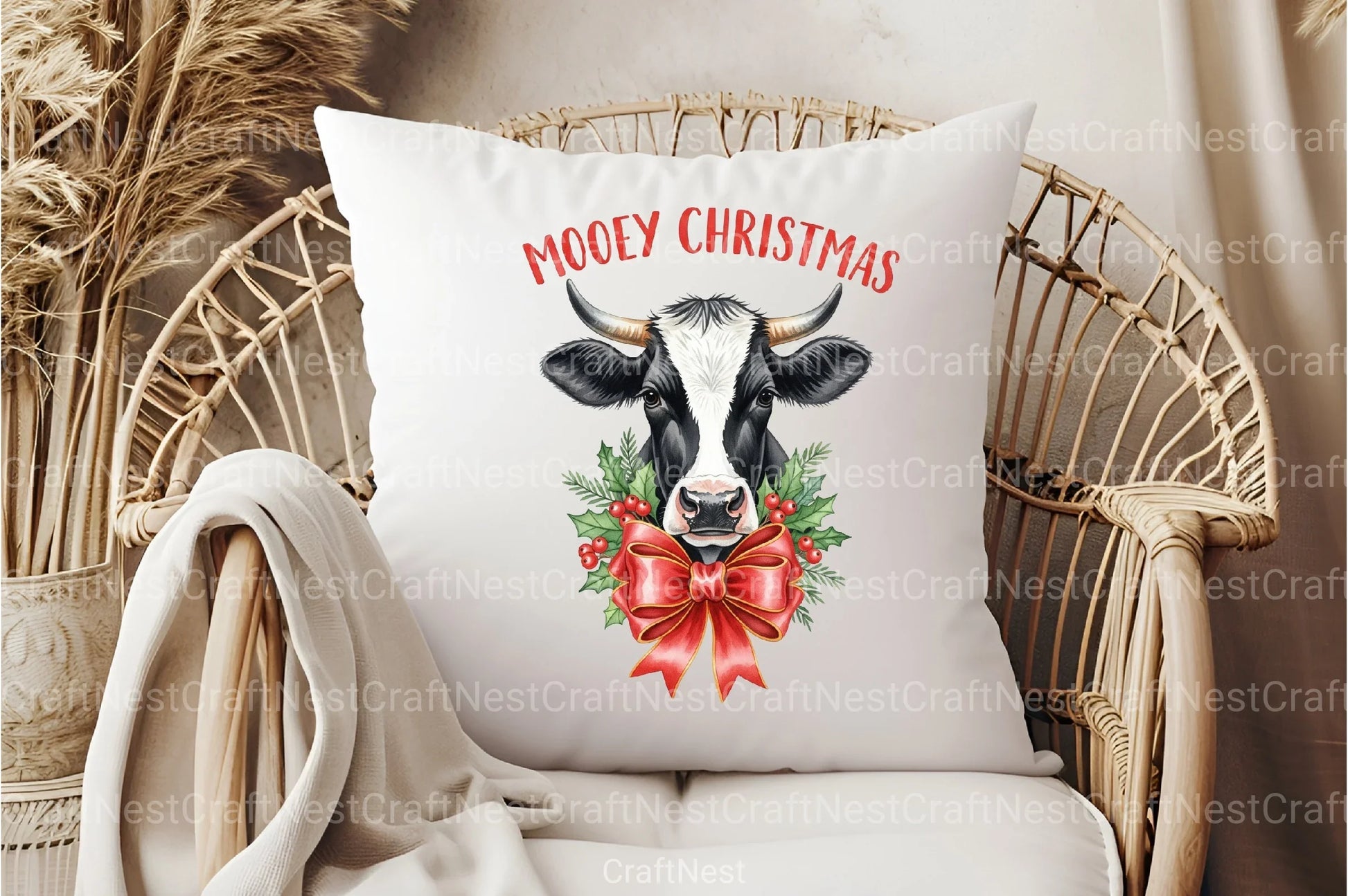 Mooey Christmas Clipart Bundle 88 - CraftNest - Digital Crafting and Art