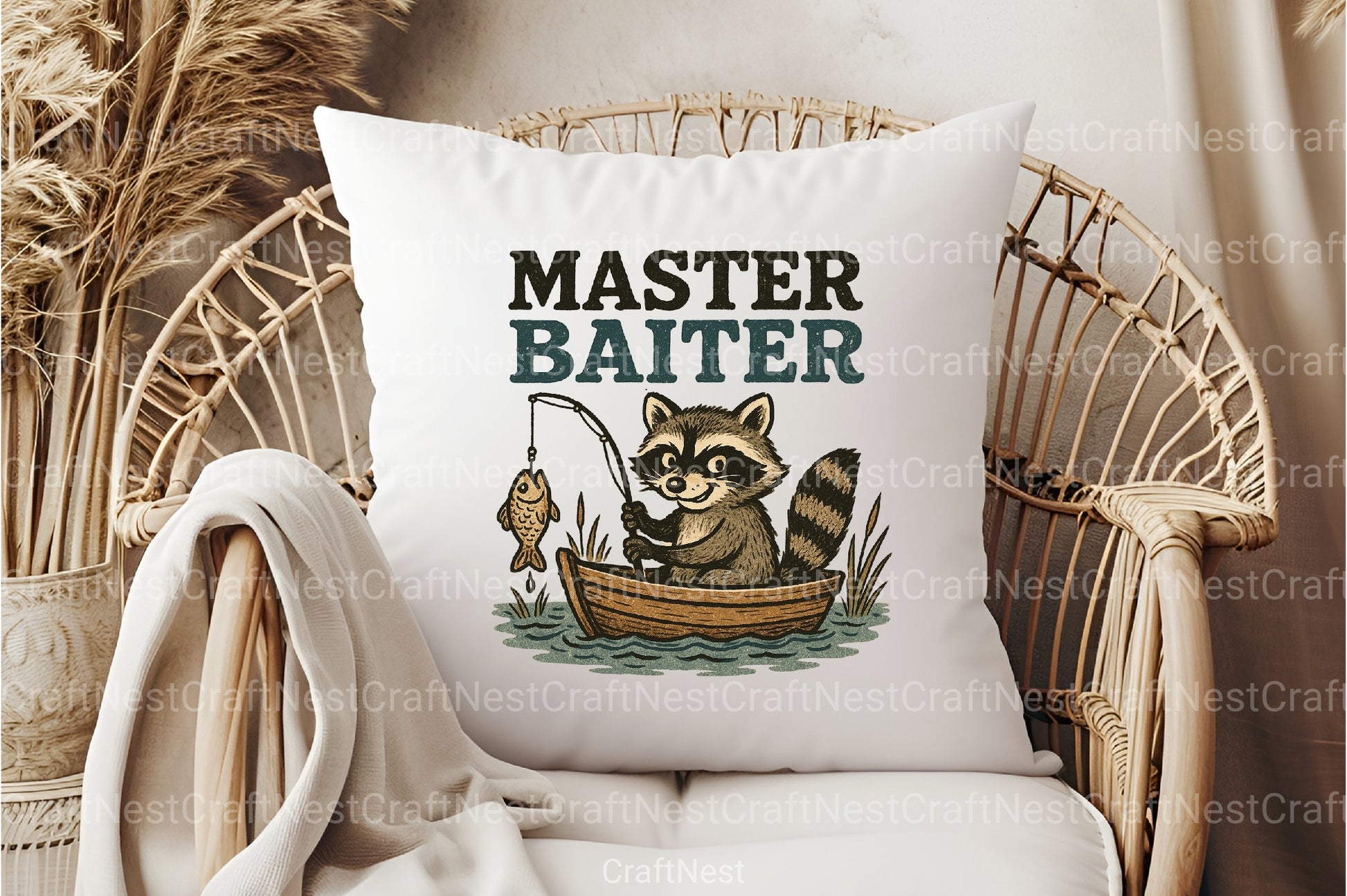 Master Baiter Funny Fishing Clipart Bundle - CraftNest - Digital Crafting and Art