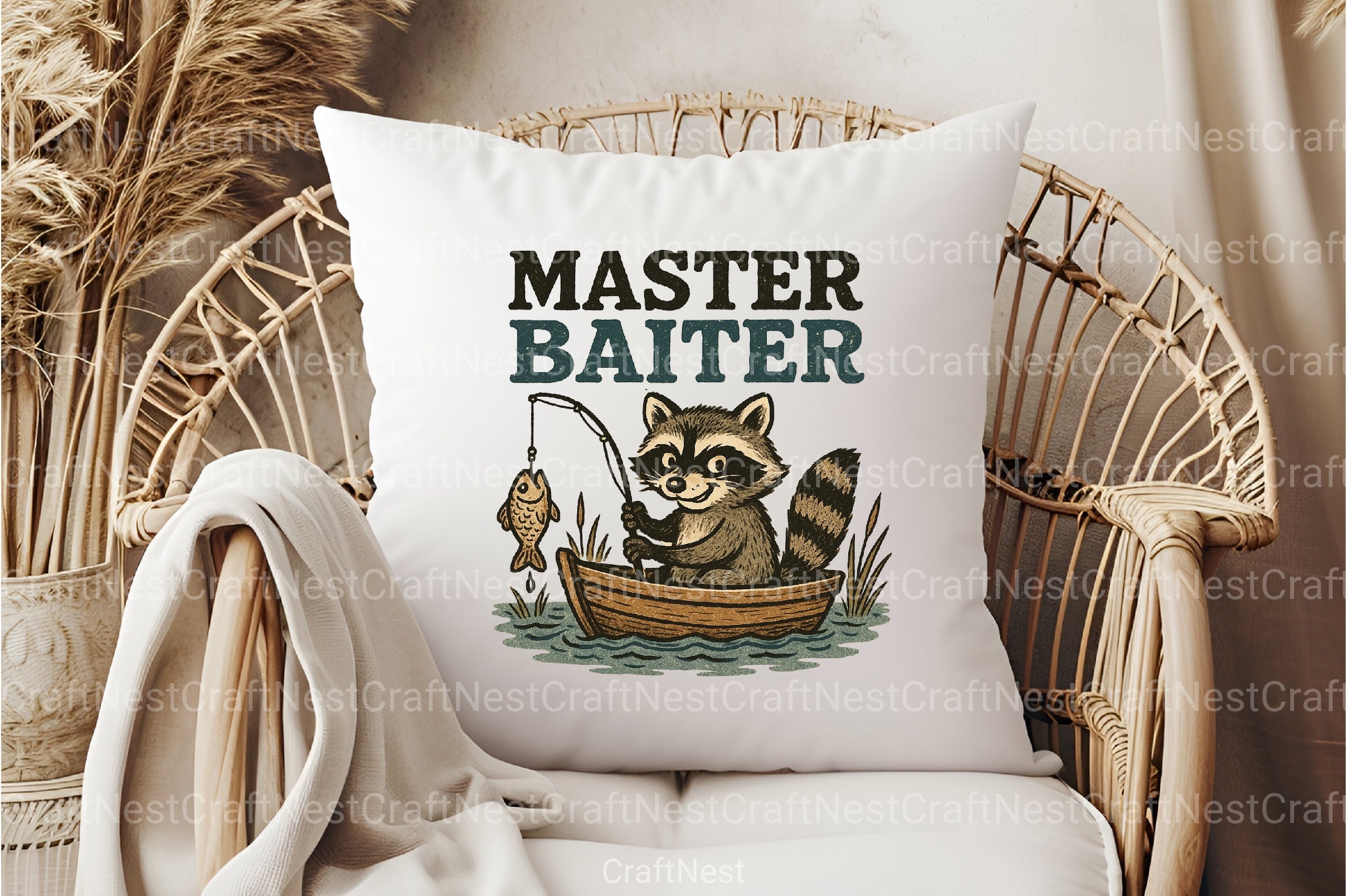 Master Baiter Funny Fishing Clipart Bundle - CraftNest - Digital Crafting and Art
