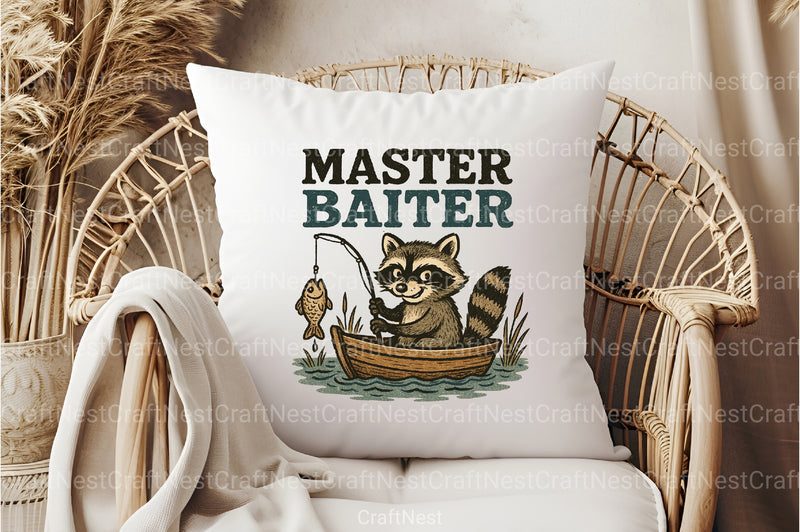Master Baiter Funny Fishing Clipart Bundle - CraftNest - Digital Crafting and Art