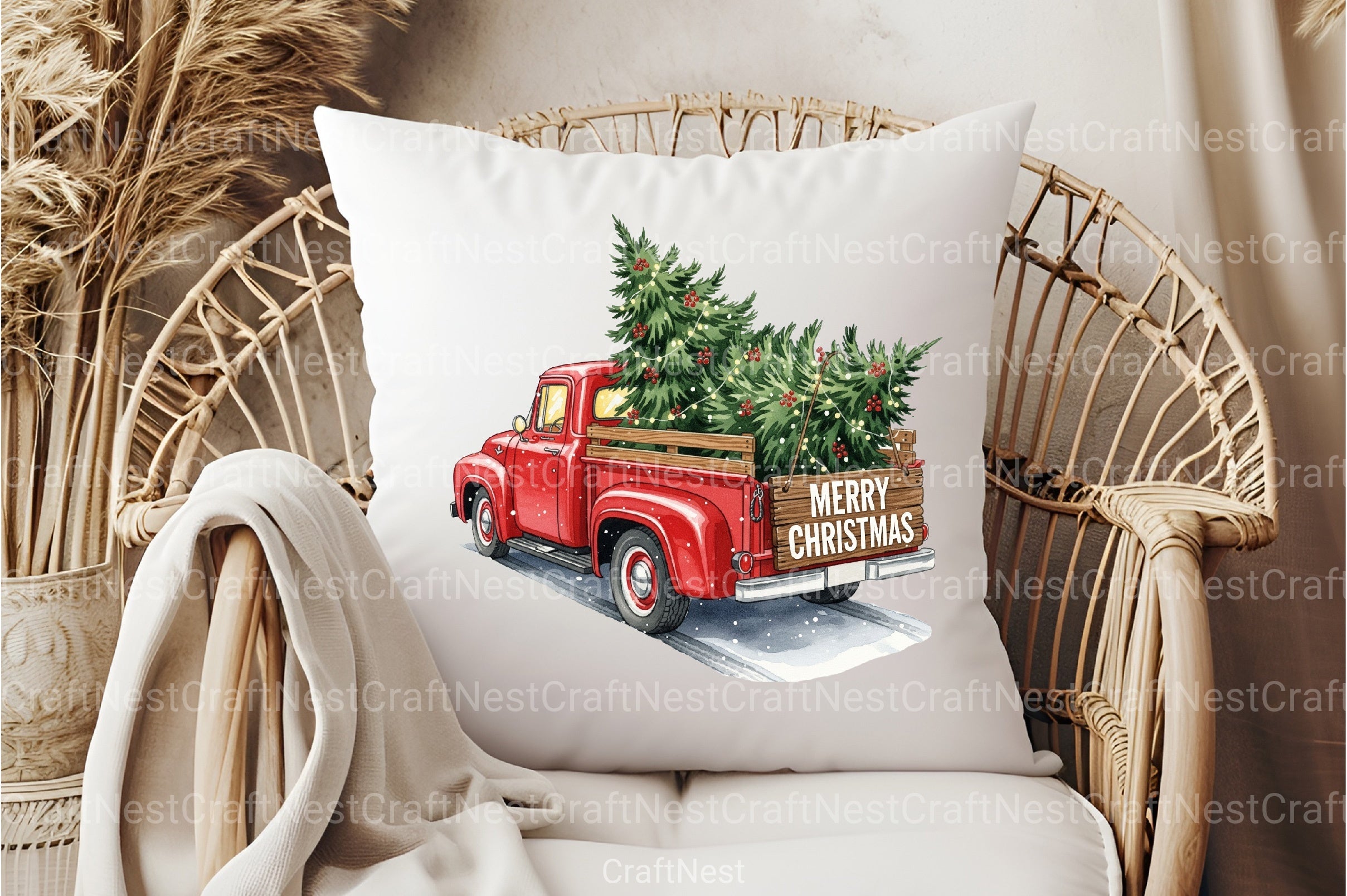 Western Christmas Clipart Bundle 55 - CraftNest - Digital Crafting and Art