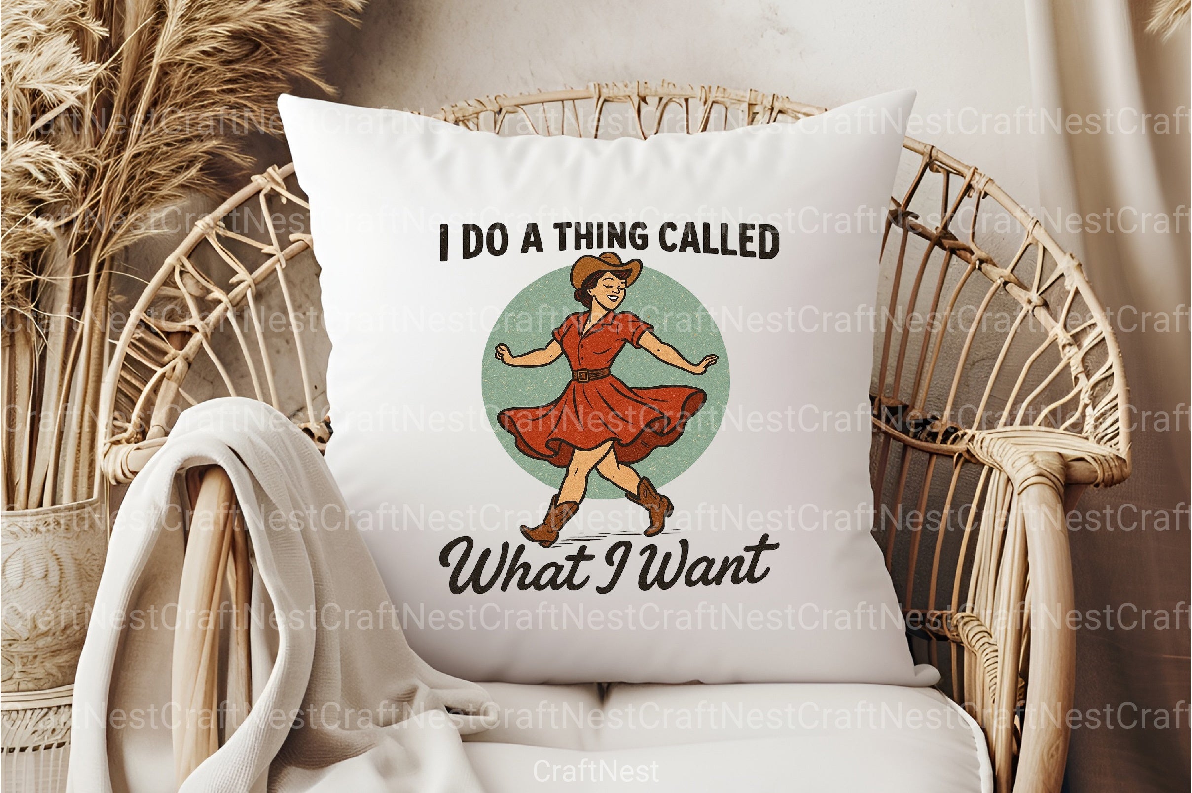 Western Girl Clipart Bundle: Do What You Want - CraftNest - Digital Crafting and Art