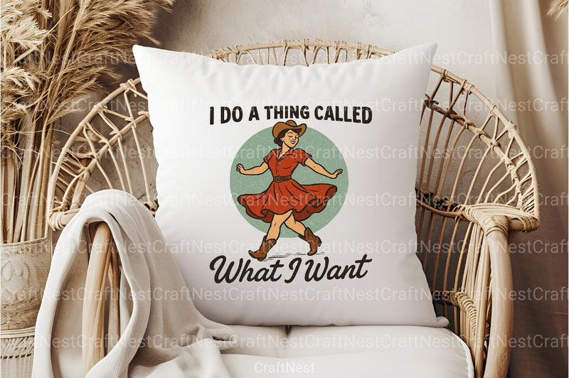 Western Girl Clipart Bundle: Do What You Want - CraftNest - Digital Crafting and Art