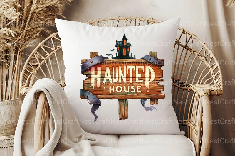 Haunted House Clipart Bundle - CraftNest - Digital Crafting and Art