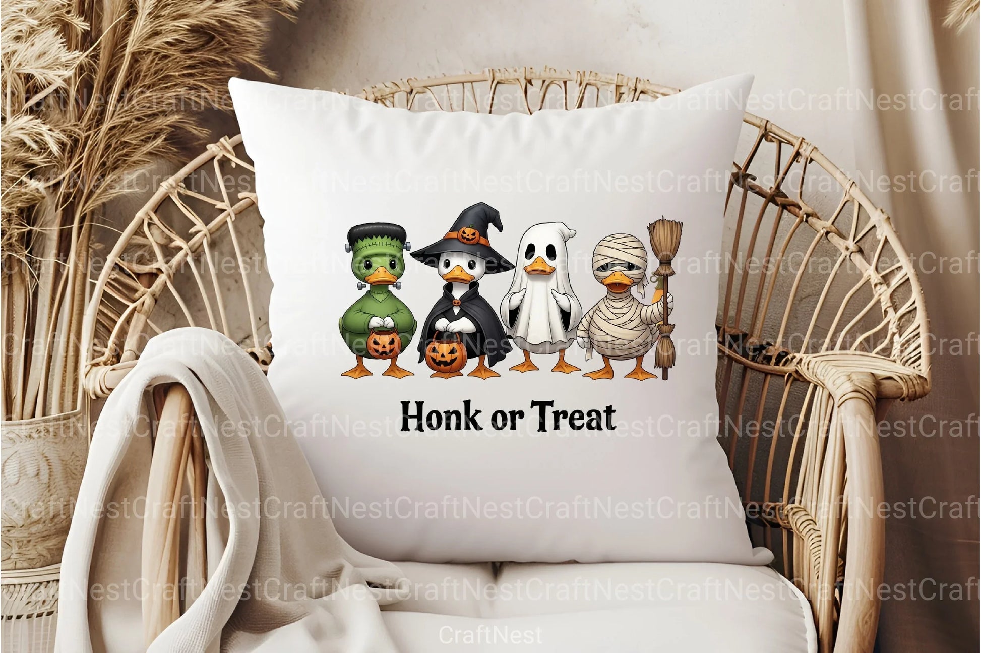 Halloween Goose Trick or Treat Clipart Bundle - CraftNest - Digital Crafting and Art