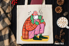 Retro Funny Christmas Santa Clipart Bundle - CraftNest - Digital Crafting and Art