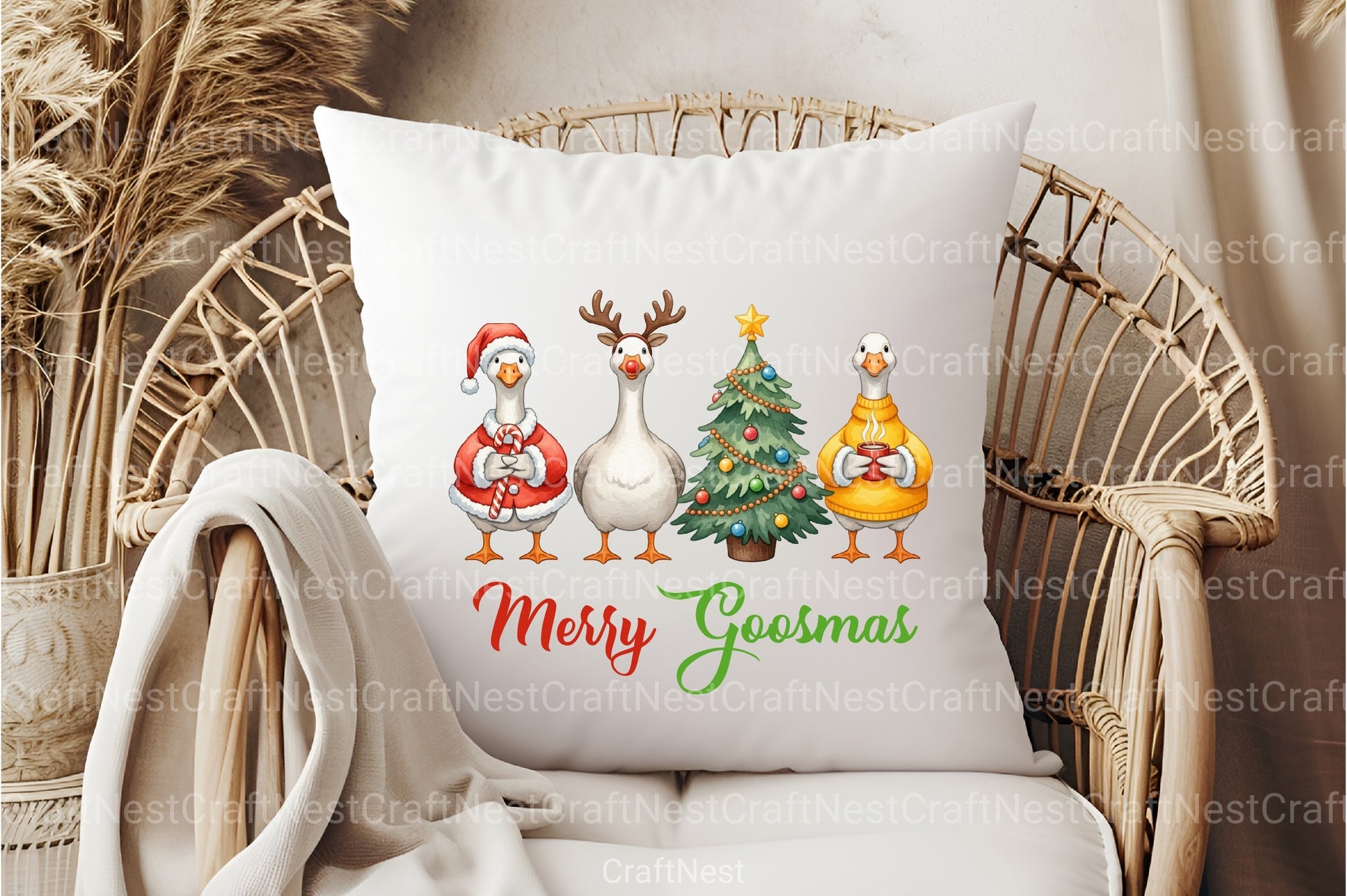 Funny Christmas Clipart Bundle 4 - CraftNest - Digital Crafting and Art