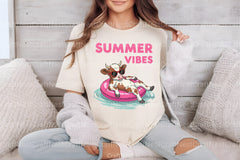 Summer Vibes Highland Cow Clipart Bundle - CraftNest - Digital Crafting and Art