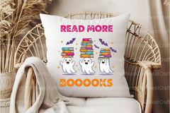 Read More Books Funny Halloween Clipart Bundle - CraftNest - Digital Crafting and Art