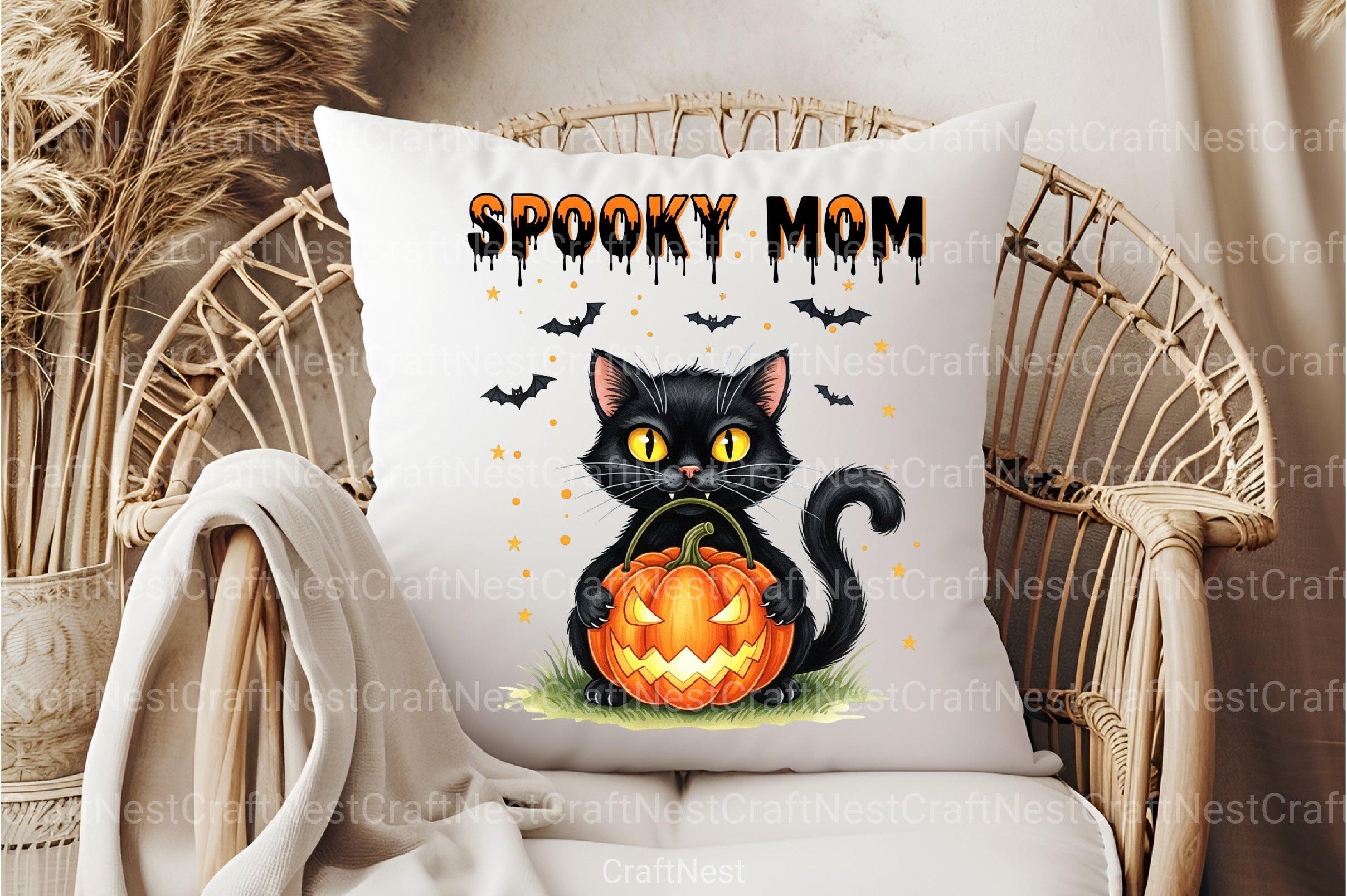 Spooky Mom Halloween Clipart Bundle 2 - CraftNest - Digital Crafting and Art