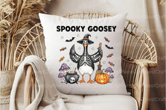 Spooky Skeleton Goose Clipart Bundle - CraftNest - Digital Crafting and Art