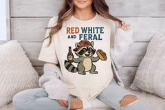 Red White Feral Funny Clipart Bundle - CraftNest - Digital Crafting and Art