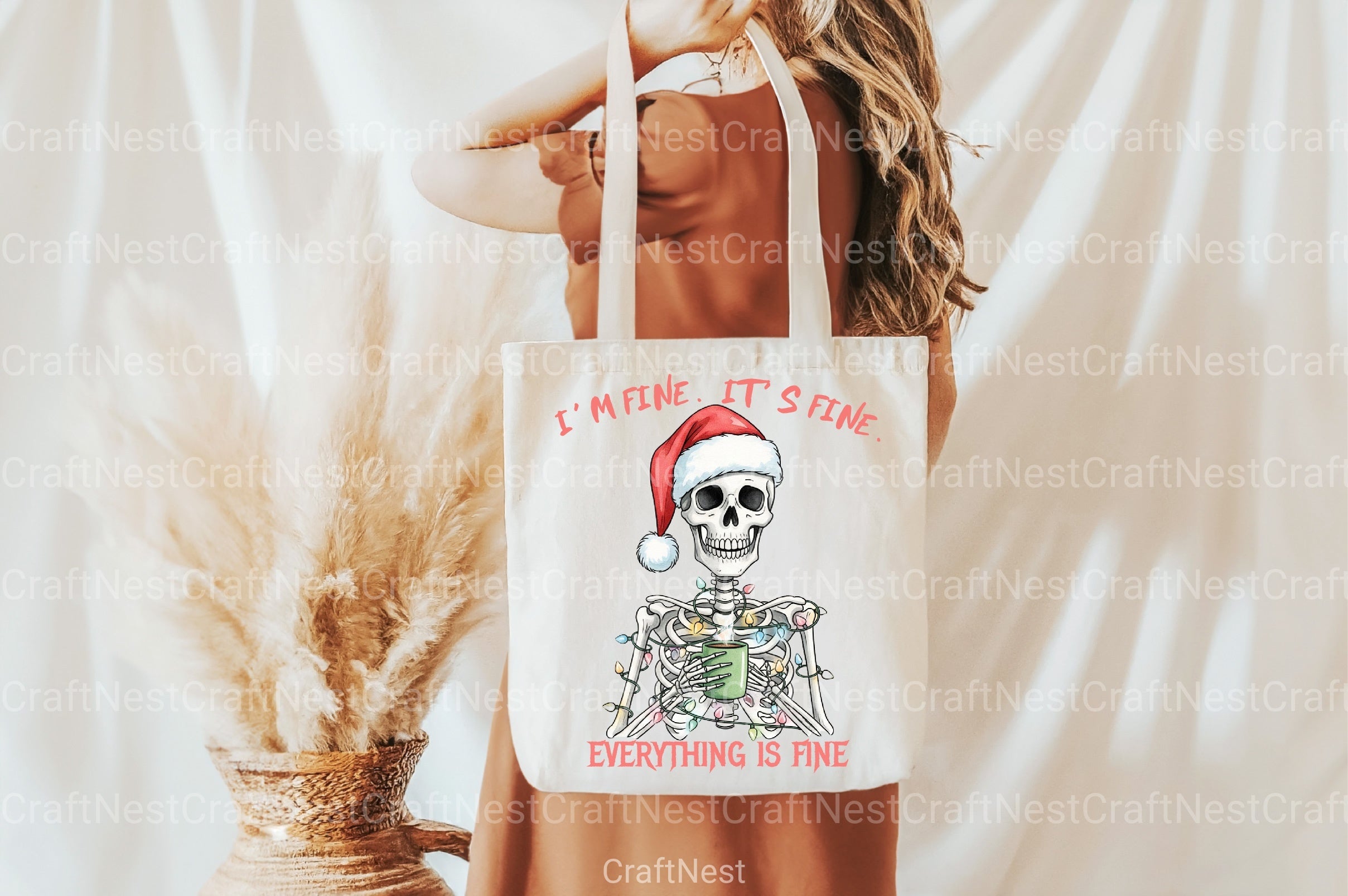 I'm Fine It's Christmas Clipart Bundle 99 - CraftNest - Digital Crafting and Art